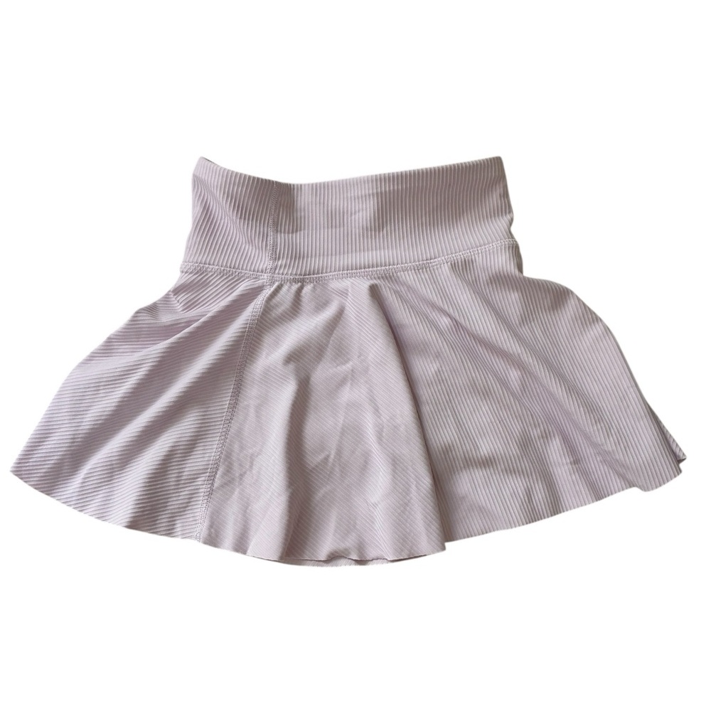 Joy Lab | Target ribbed stretch light pink mini swing skirt